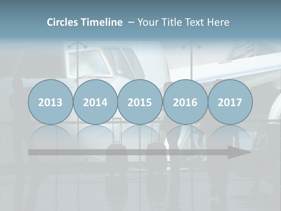 Waiting For The Flight PowerPoint Template