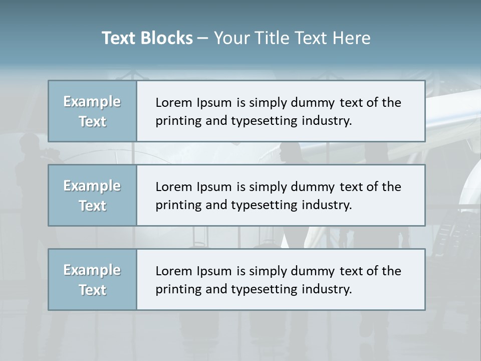 Waiting For The Flight PowerPoint Template