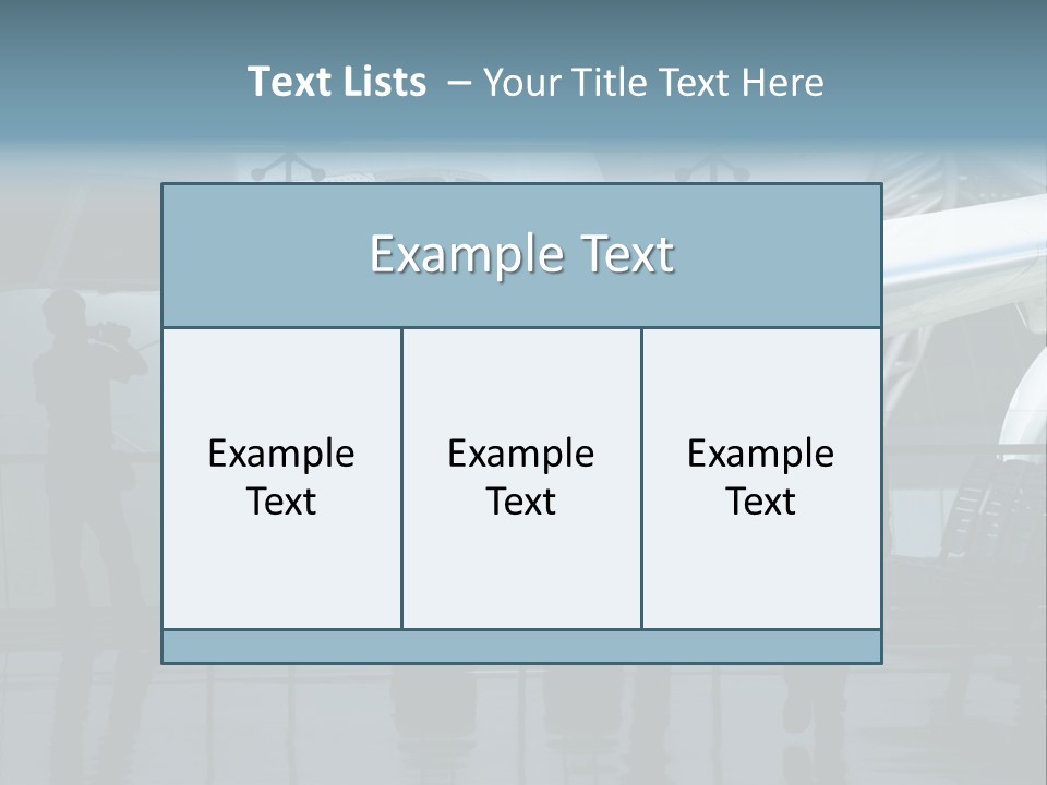 Waiting For The Flight PowerPoint Template