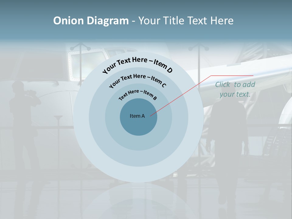Waiting For The Flight PowerPoint Template