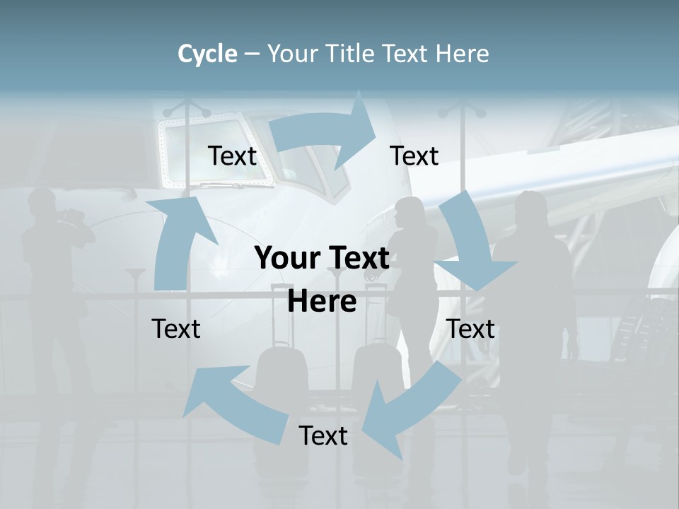 Waiting For The Flight PowerPoint Template