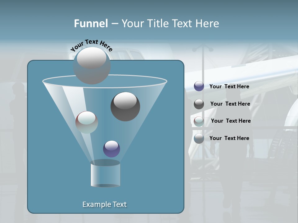 Waiting For The Flight PowerPoint Template
