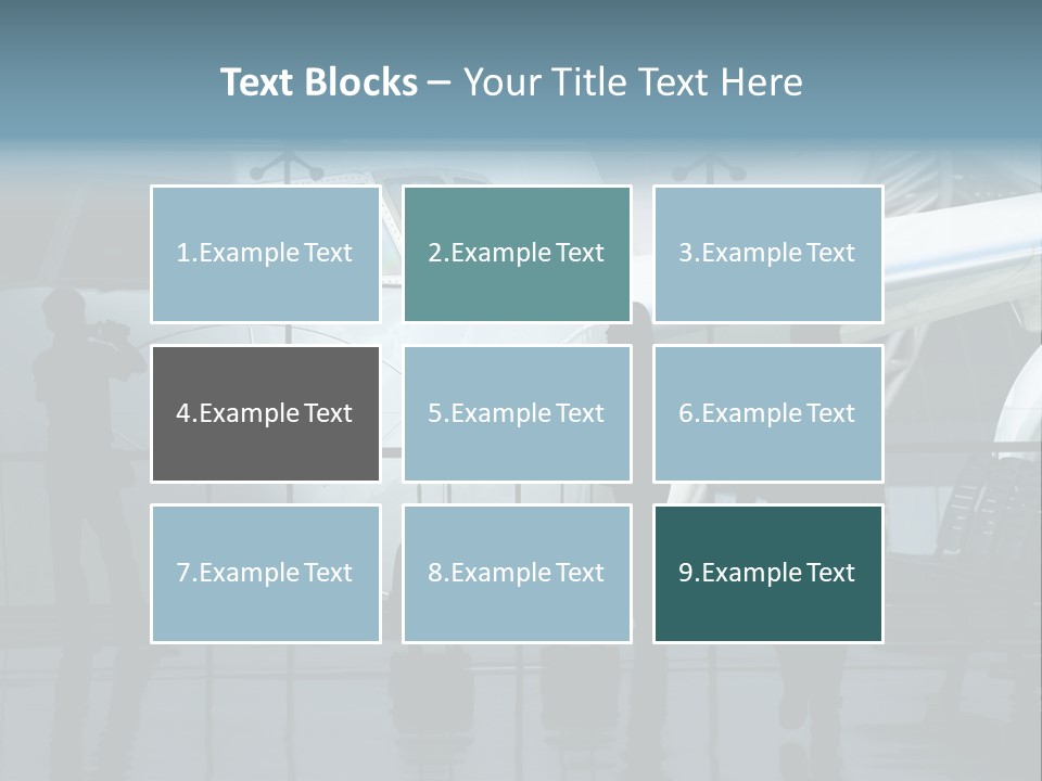 Waiting For The Flight PowerPoint Template