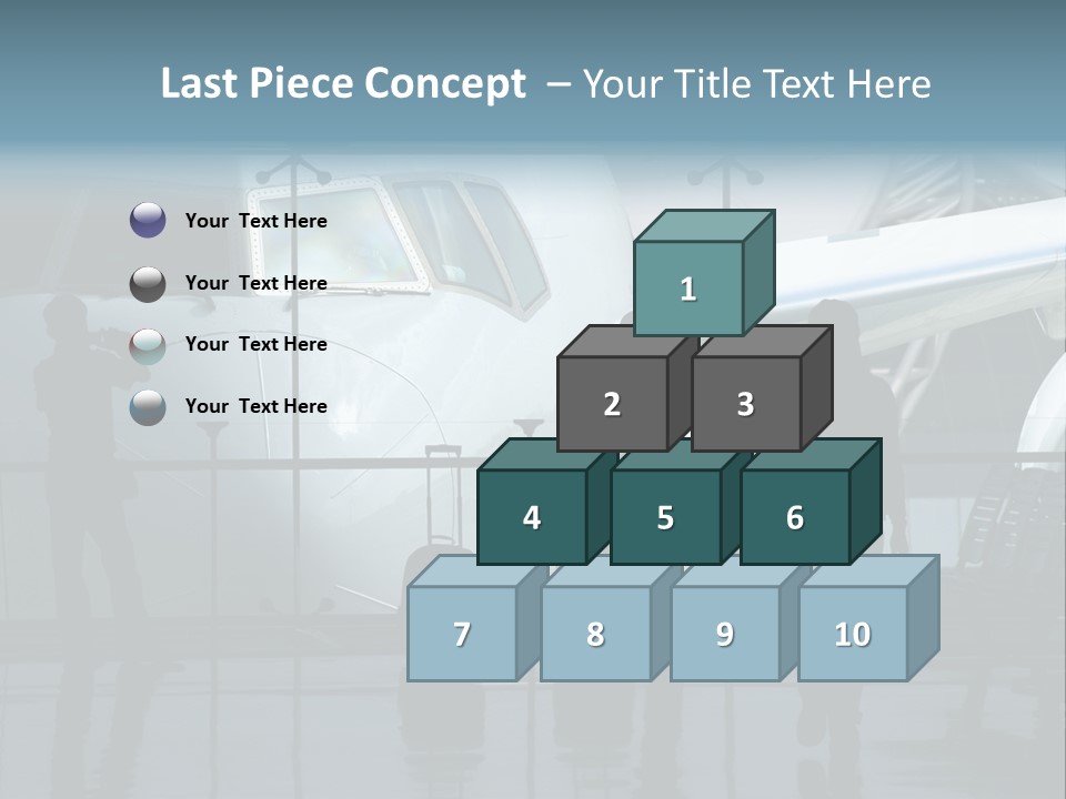 Waiting For The Flight PowerPoint Template
