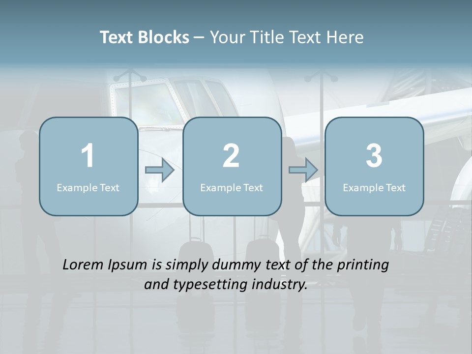 Waiting For The Flight PowerPoint Template