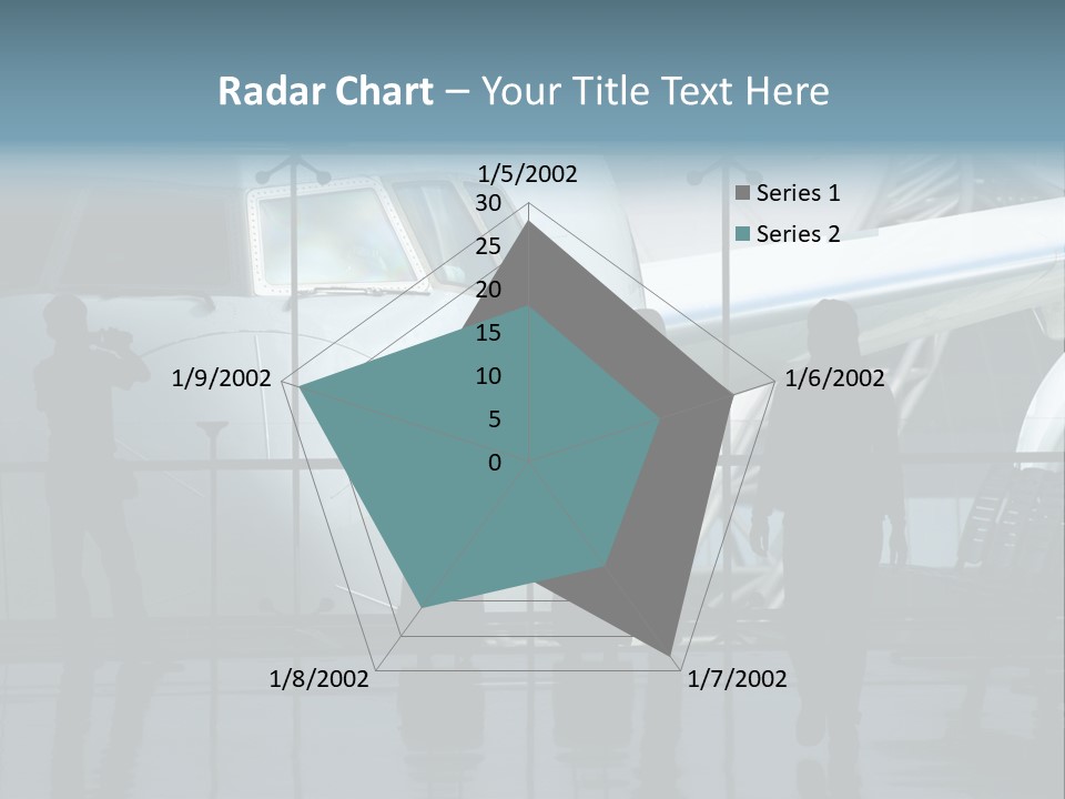 Waiting For The Flight PowerPoint Template