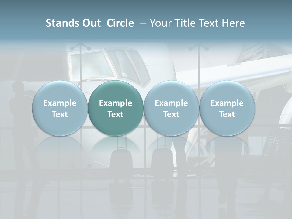 Waiting For The Flight PowerPoint Template