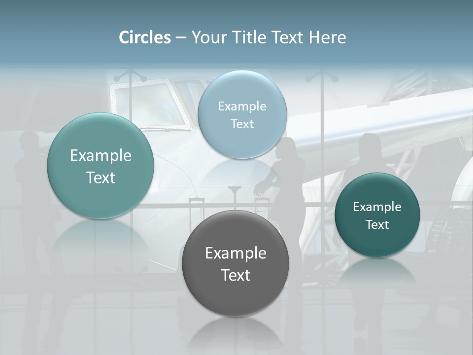Waiting For The Flight PowerPoint Template