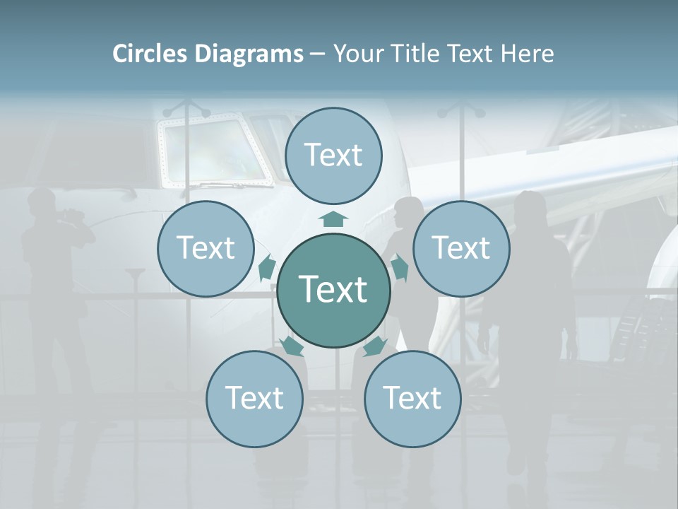 Waiting For The Flight PowerPoint Template