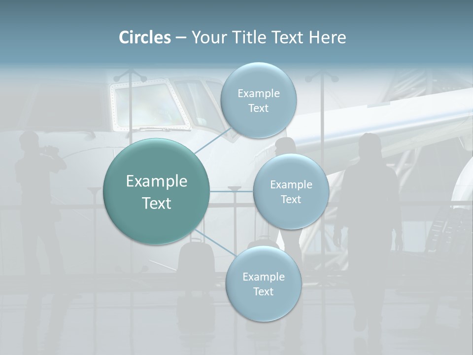 Waiting For The Flight PowerPoint Template
