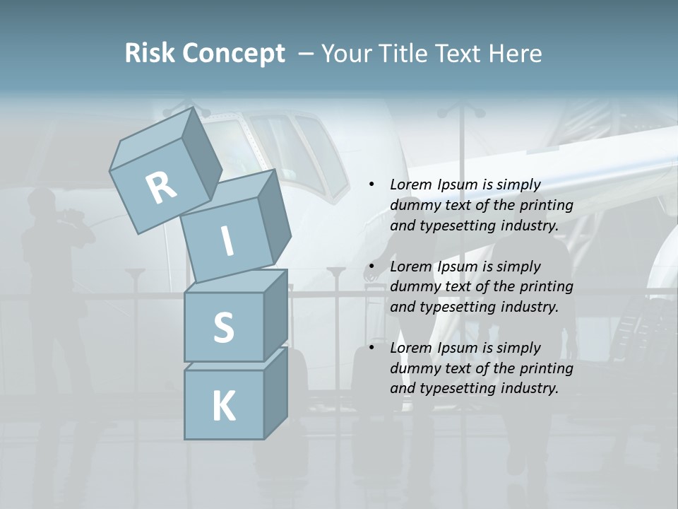 Waiting For The Flight PowerPoint Template