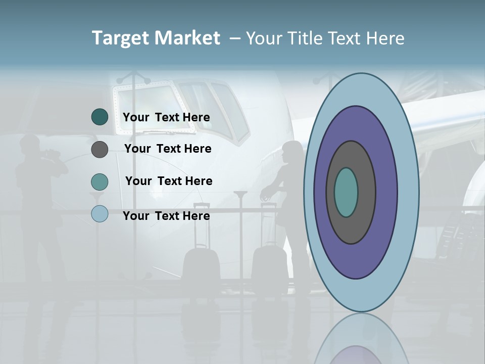 Waiting For The Flight PowerPoint Template