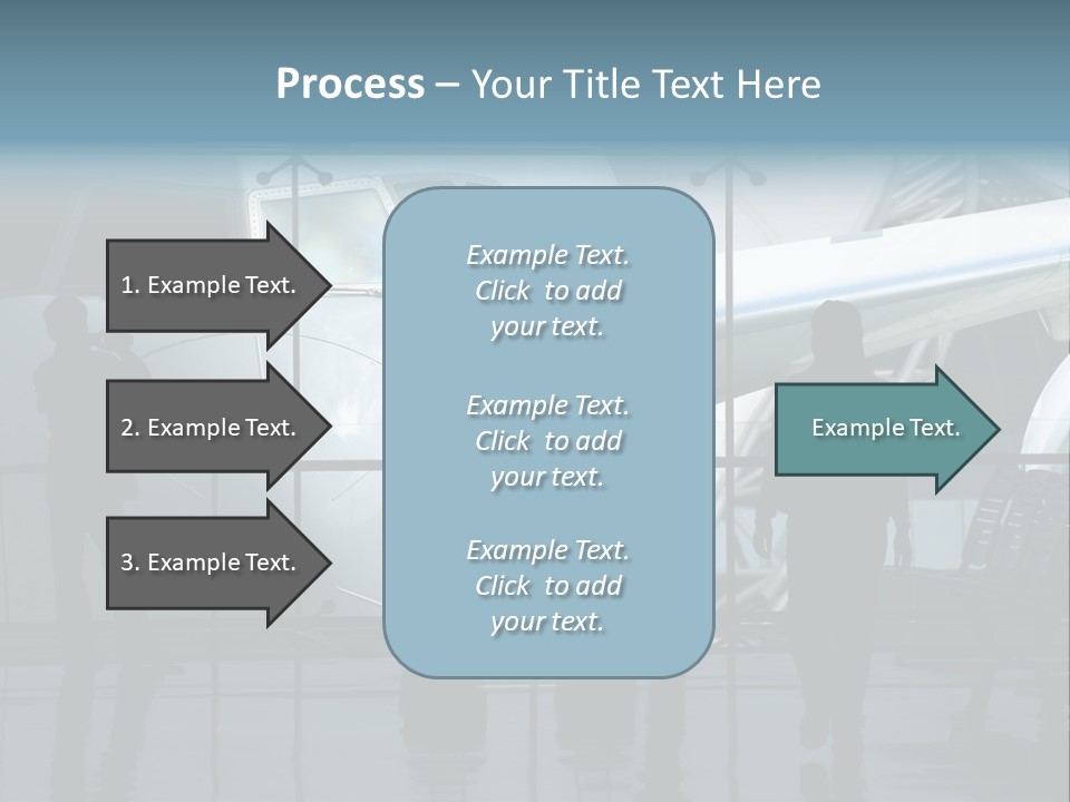 Waiting For The Flight PowerPoint Template