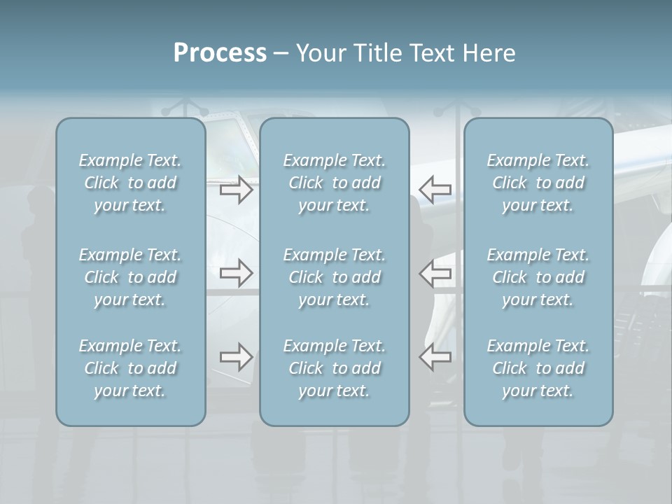 Waiting For The Flight PowerPoint Template