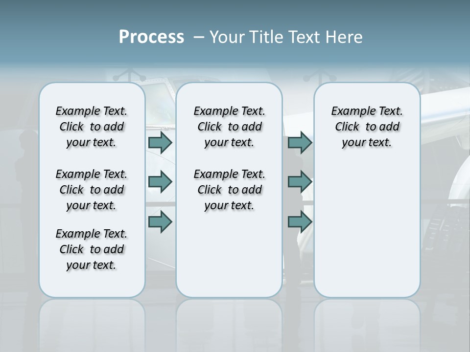 Waiting For The Flight PowerPoint Template