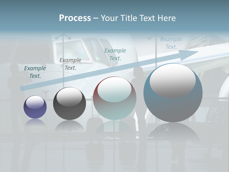 Waiting For The Flight PowerPoint Template