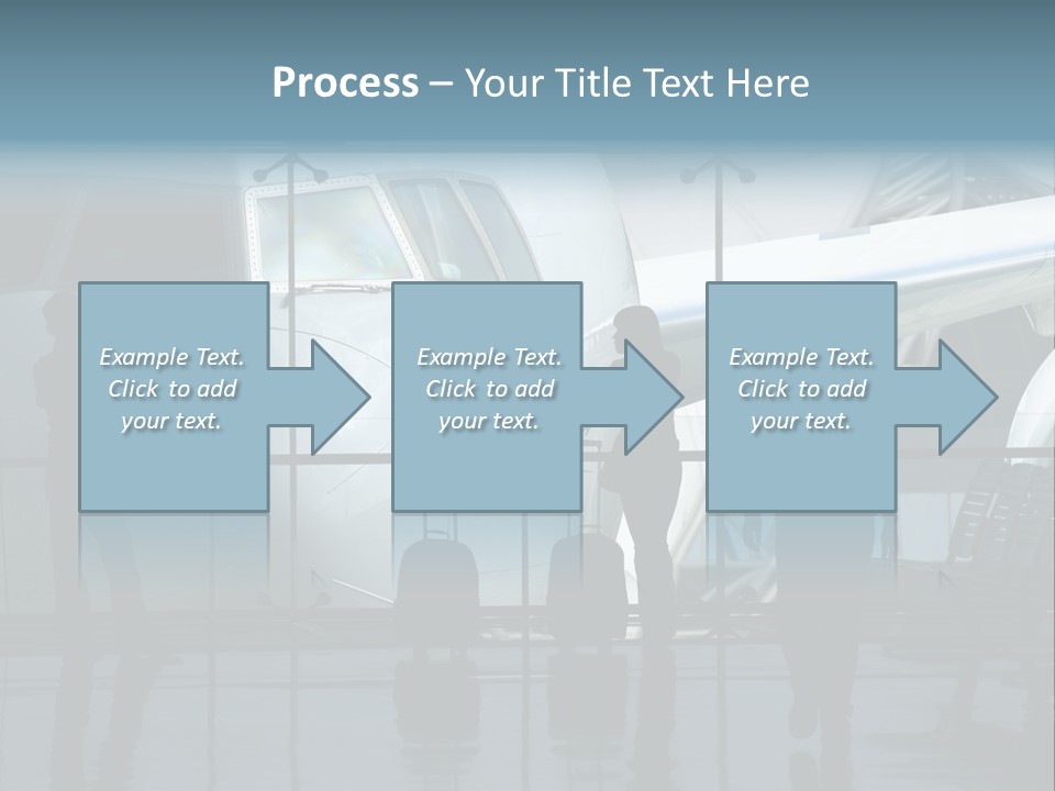Waiting For The Flight PowerPoint Template