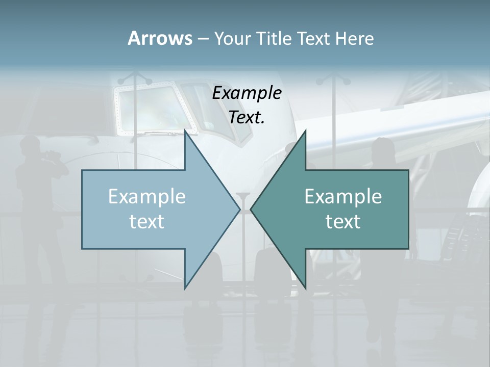 Waiting For The Flight PowerPoint Template