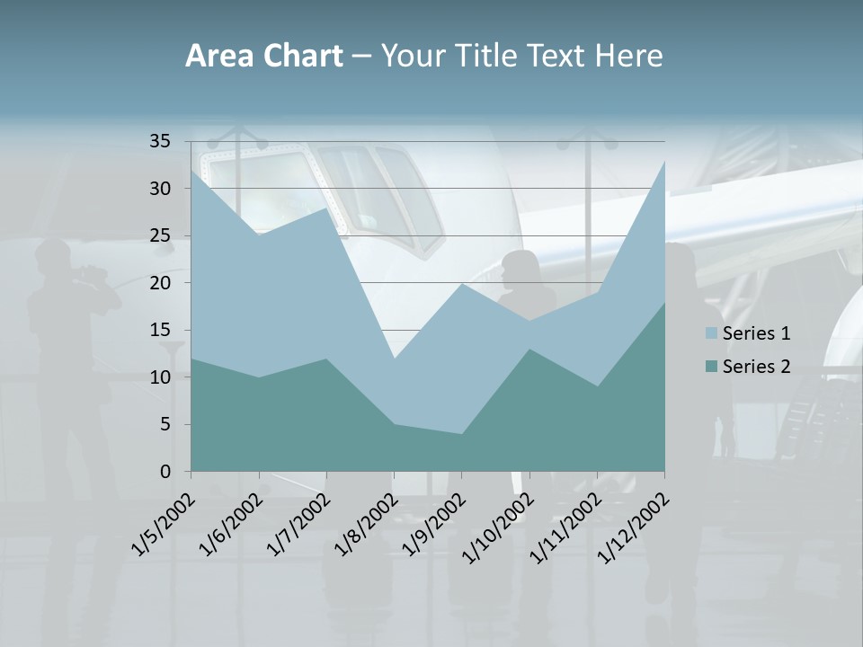 Waiting For The Flight PowerPoint Template