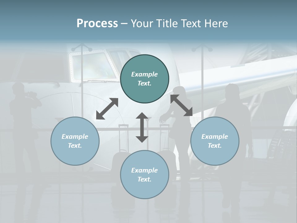 Waiting For The Flight PowerPoint Template
