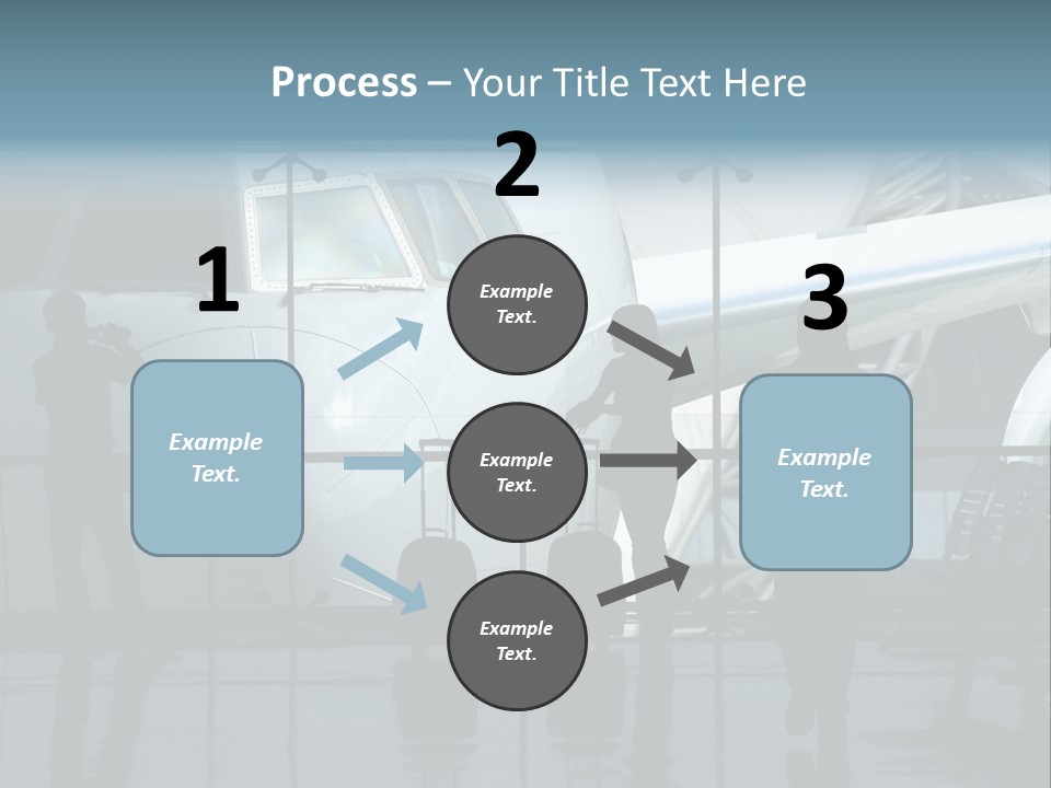 Waiting For The Flight PowerPoint Template