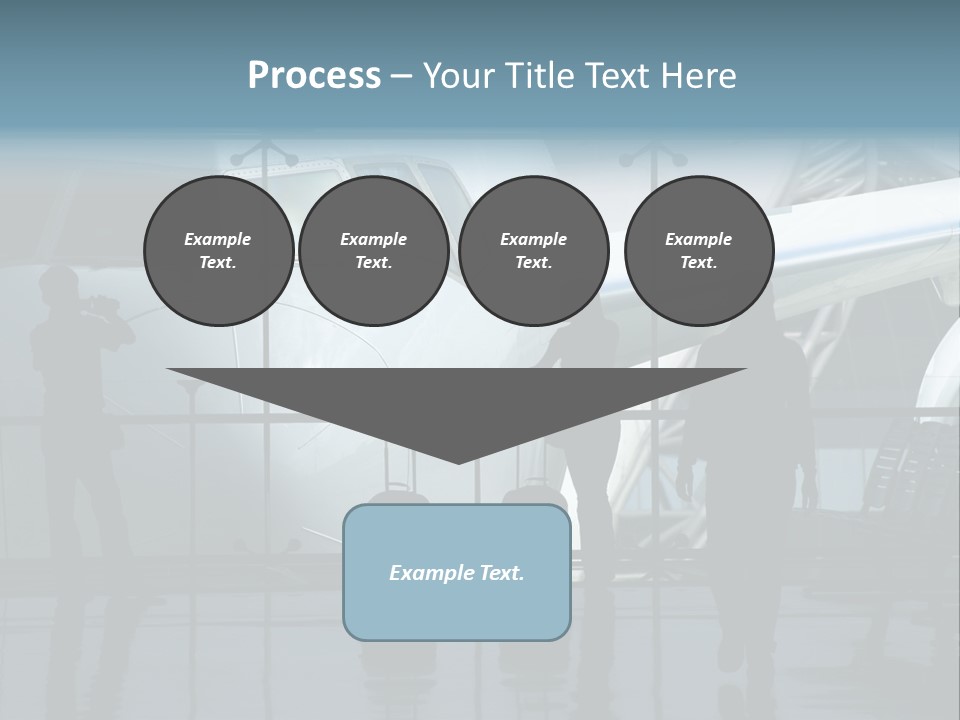 Waiting For The Flight PowerPoint Template