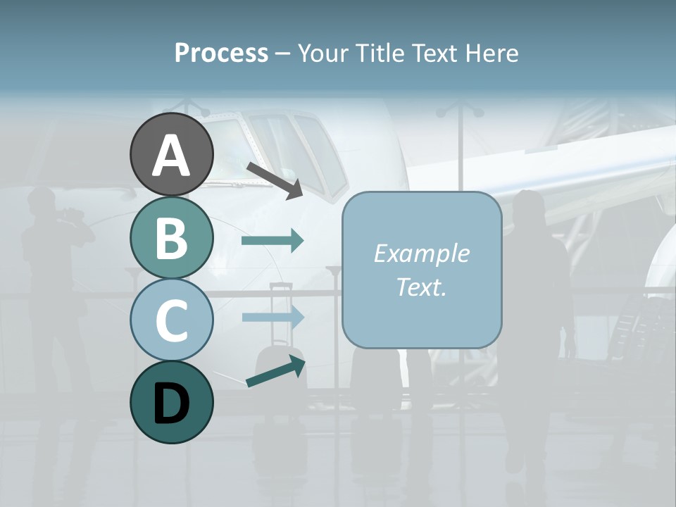 Waiting For The Flight PowerPoint Template