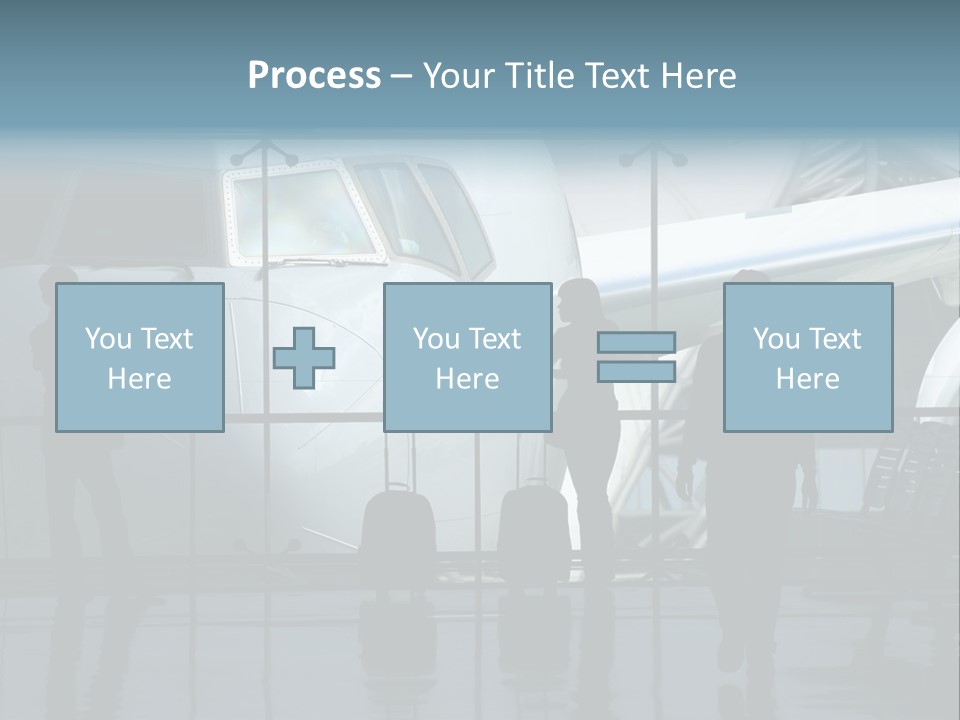 Waiting For The Flight PowerPoint Template