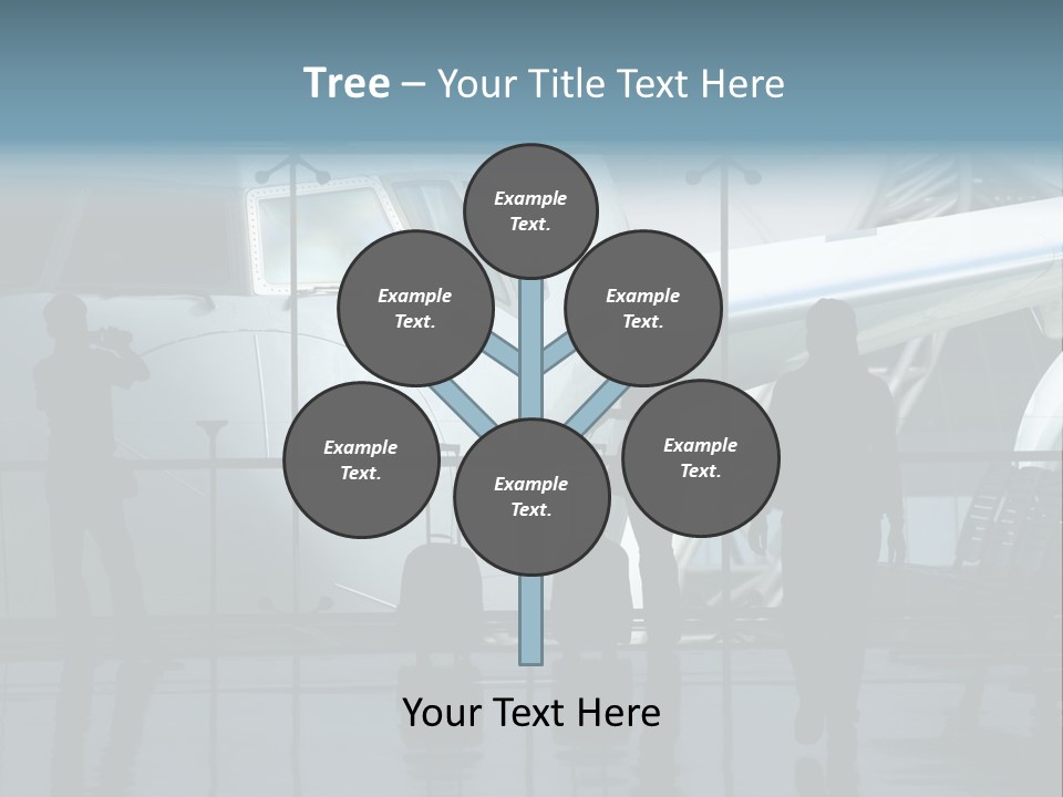 Waiting For The Flight PowerPoint Template