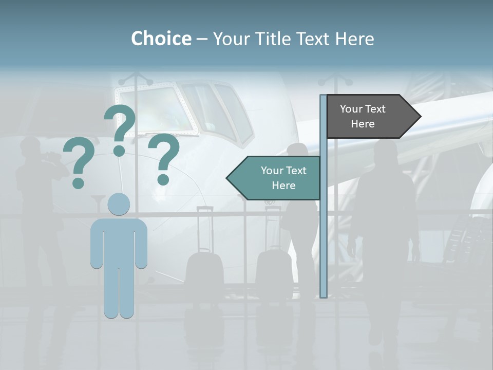 Waiting For The Flight PowerPoint Template