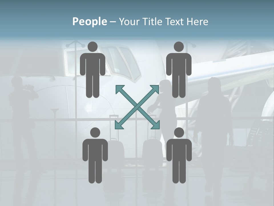 Waiting For The Flight PowerPoint Template
