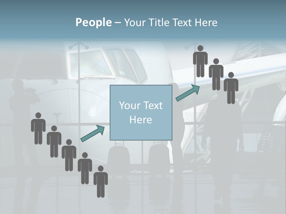 Waiting For The Flight PowerPoint Template
