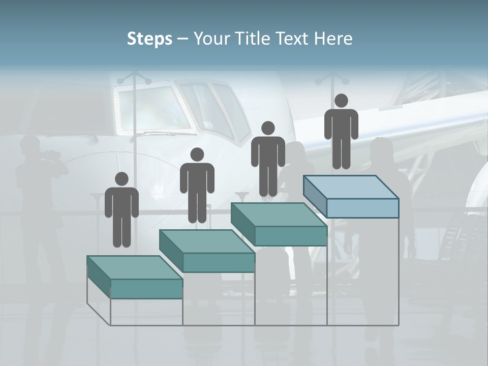 Waiting For The Flight PowerPoint Template