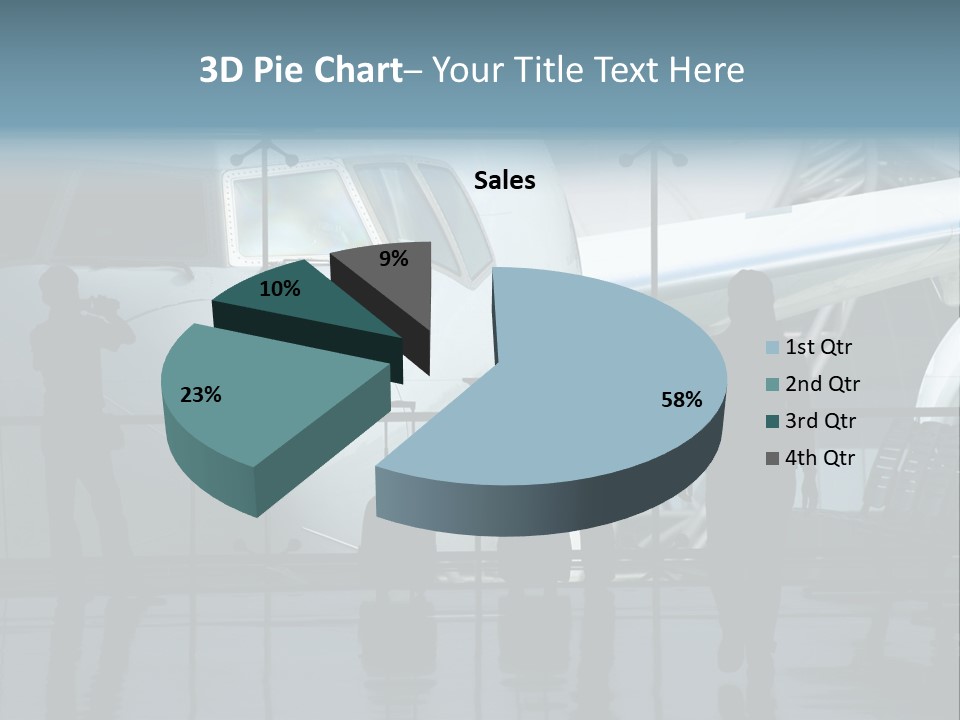 Waiting For The Flight PowerPoint Template