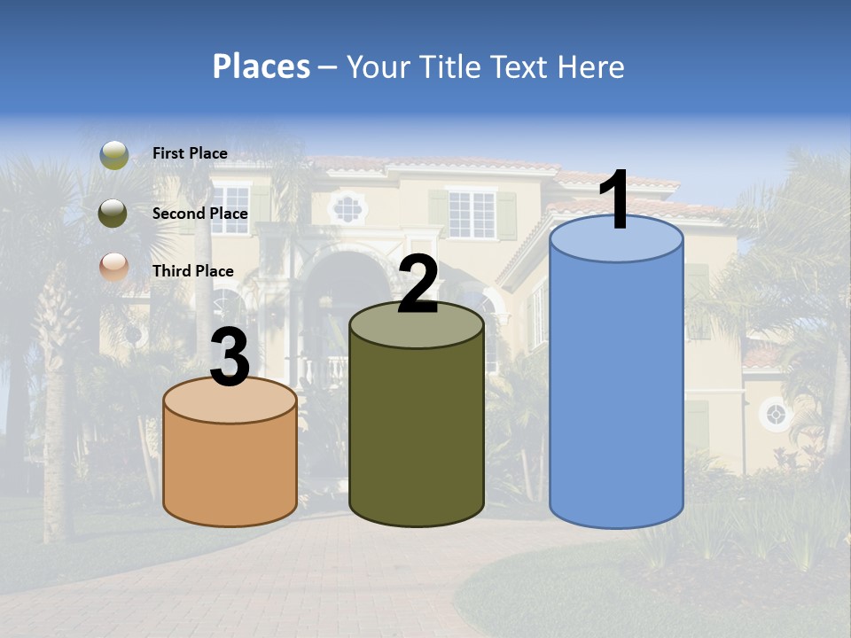 Immense Luxurious Modern Mansion In Central Florida PowerPoint Template