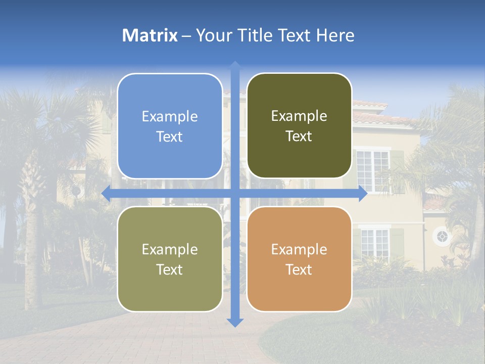 Immense Luxurious Modern Mansion In Central Florida PowerPoint Template