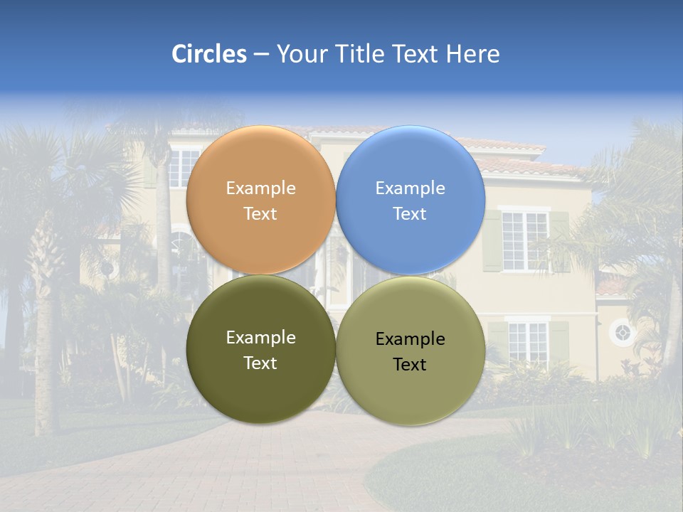 Immense Luxurious Modern Mansion In Central Florida PowerPoint Template