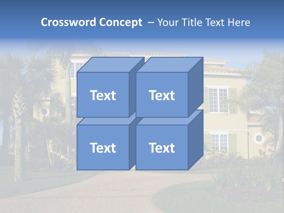 Immense Luxurious Modern Mansion In Central Florida PowerPoint Template