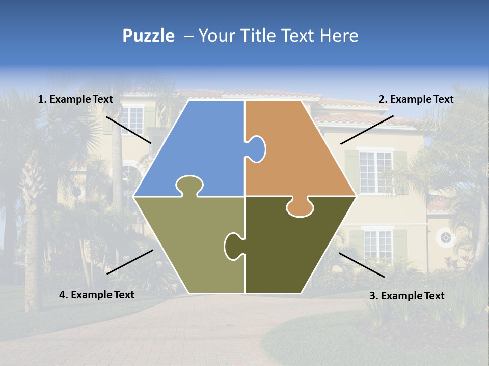 Immense Luxurious Modern Mansion In Central Florida PowerPoint Template