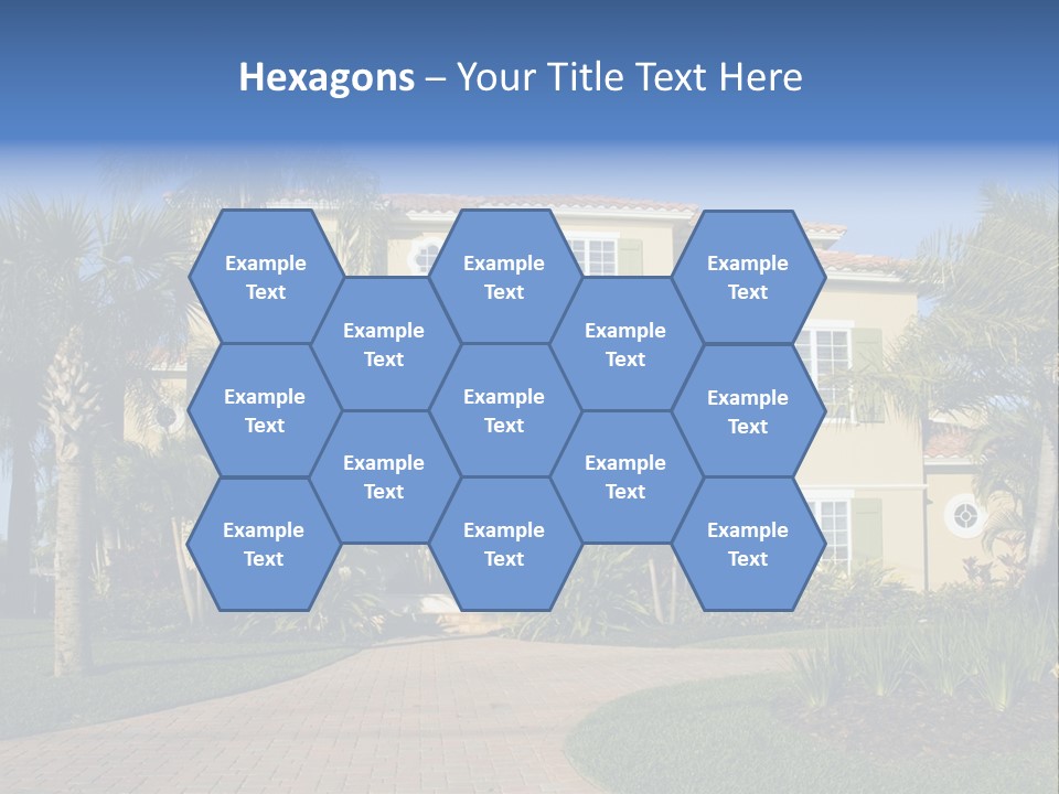 Immense Luxurious Modern Mansion In Central Florida PowerPoint Template