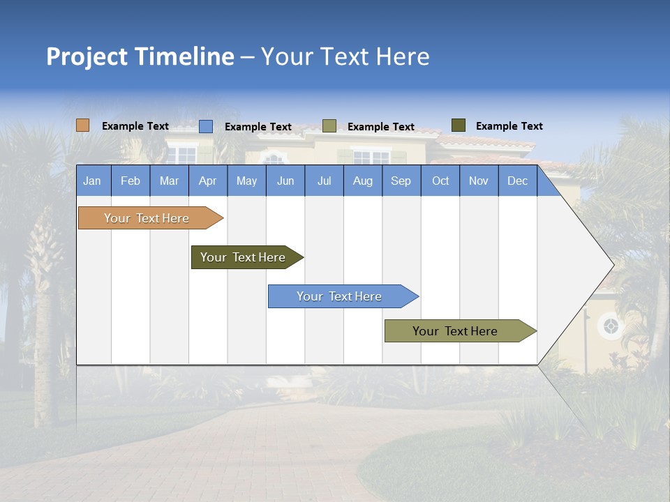Immense Luxurious Modern Mansion In Central Florida PowerPoint Template