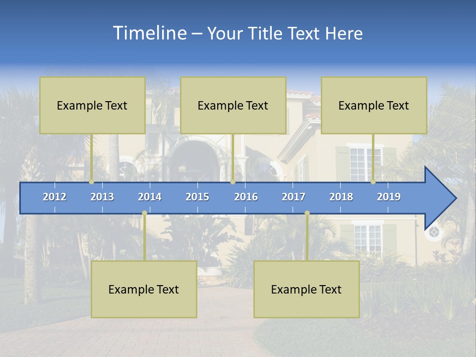 Immense Luxurious Modern Mansion In Central Florida PowerPoint Template