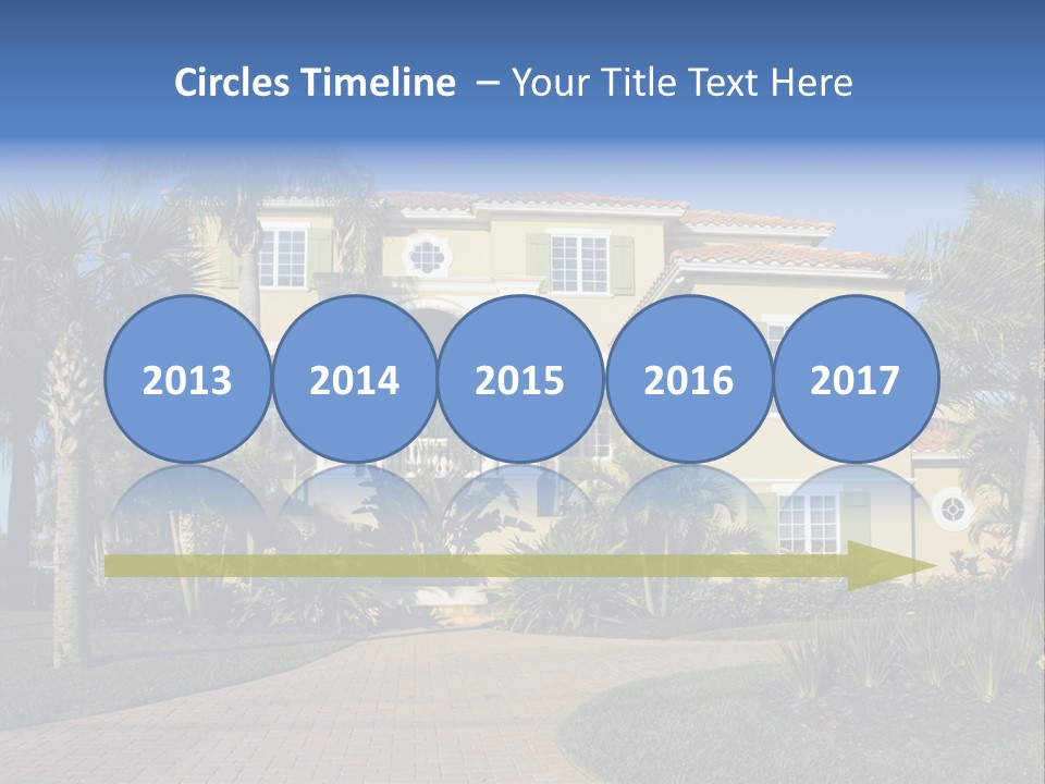 Immense Luxurious Modern Mansion In Central Florida PowerPoint Template