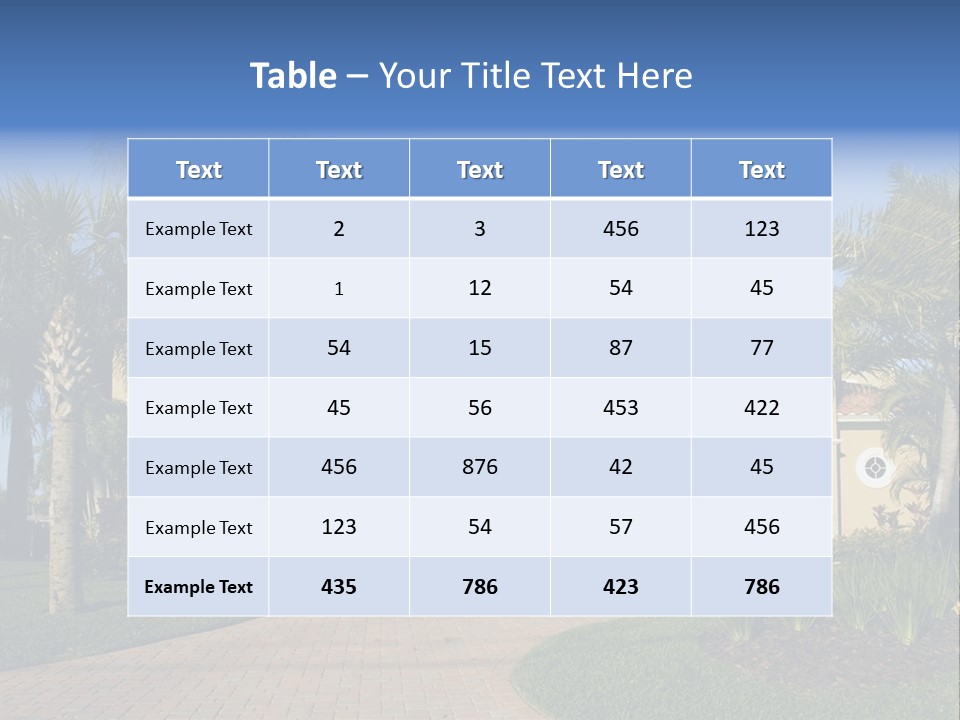 Immense Luxurious Modern Mansion In Central Florida PowerPoint Template