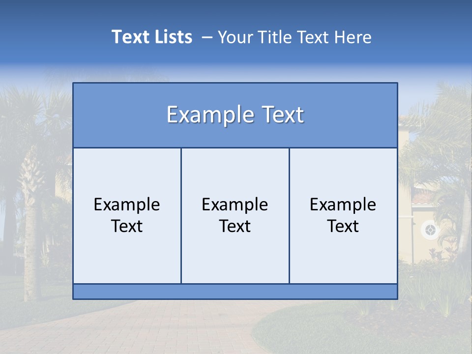 Immense Luxurious Modern Mansion In Central Florida PowerPoint Template