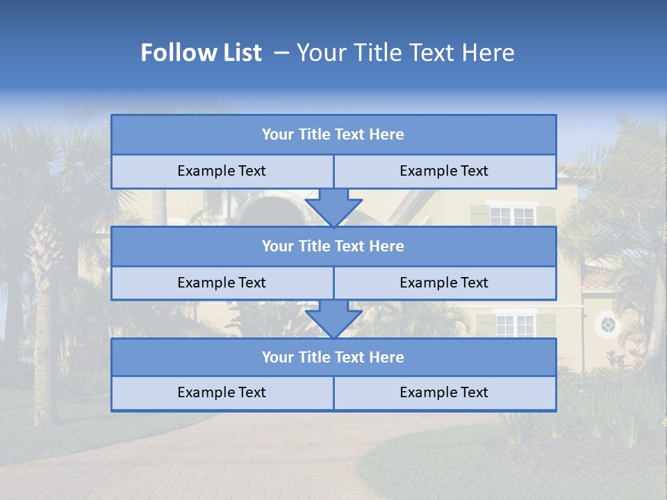 Immense Luxurious Modern Mansion In Central Florida PowerPoint Template