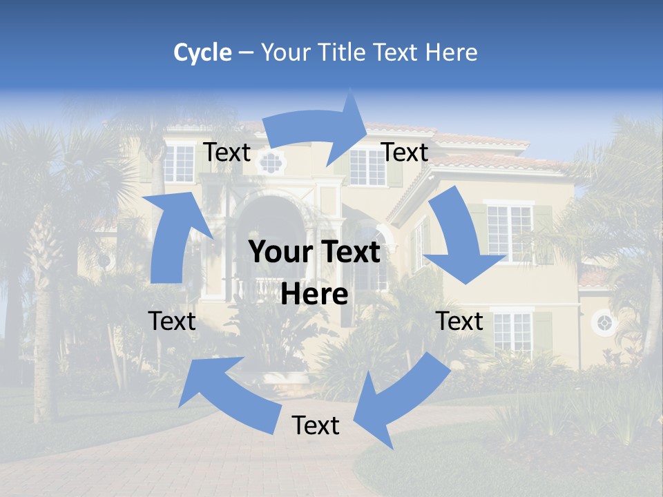 Immense Luxurious Modern Mansion In Central Florida PowerPoint Template