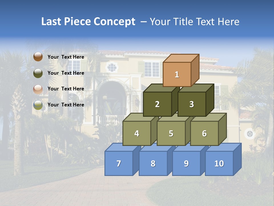 Immense Luxurious Modern Mansion In Central Florida PowerPoint Template