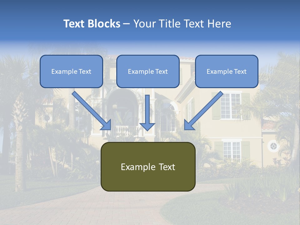 Immense Luxurious Modern Mansion In Central Florida PowerPoint Template