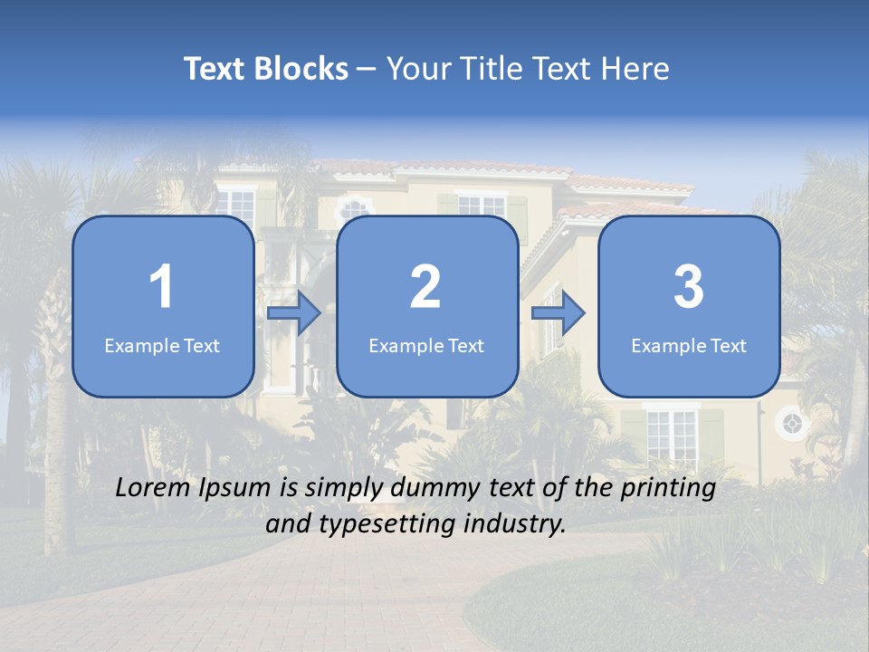 Immense Luxurious Modern Mansion In Central Florida PowerPoint Template